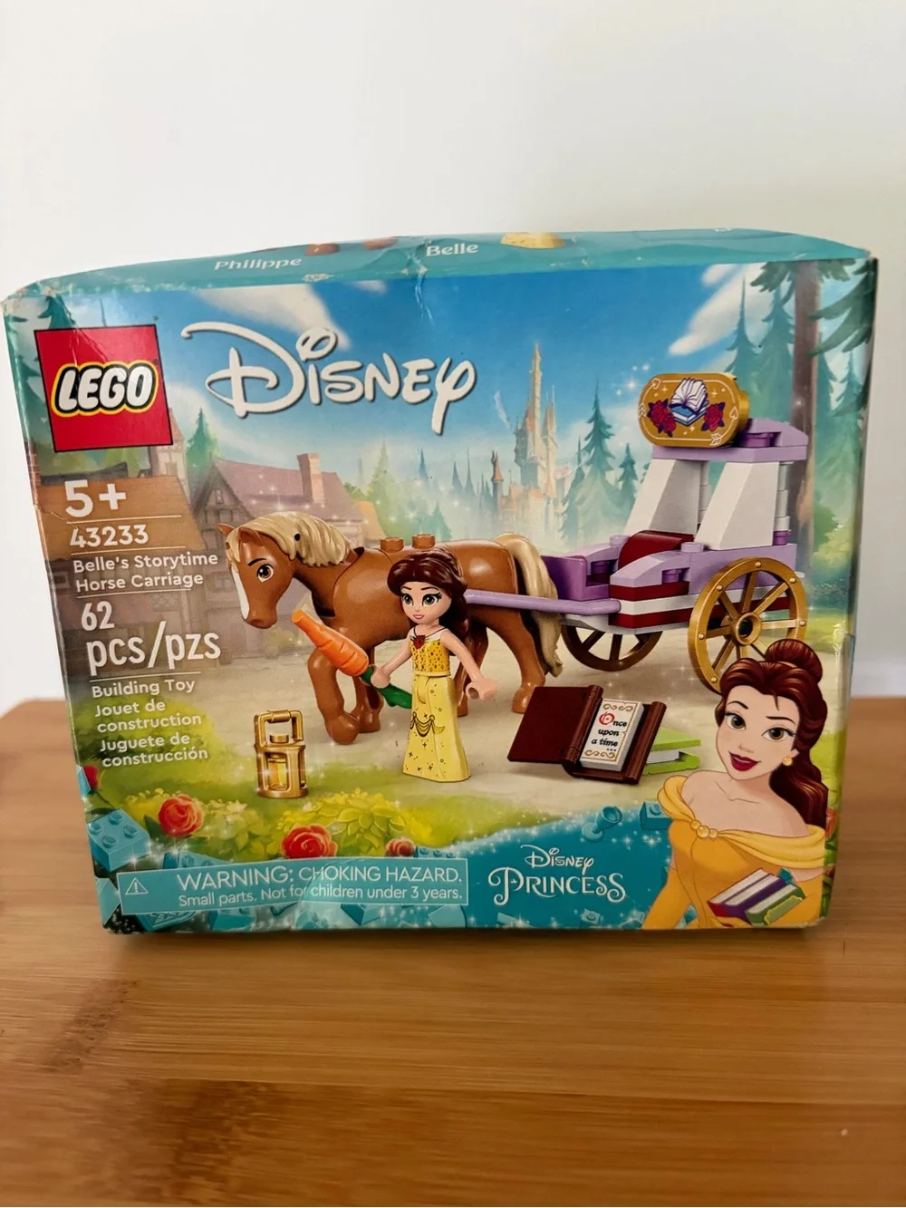 LEGO x Disney Belle’s Storytime Horse Carriage. #43233 Age 5+ Disney Princess